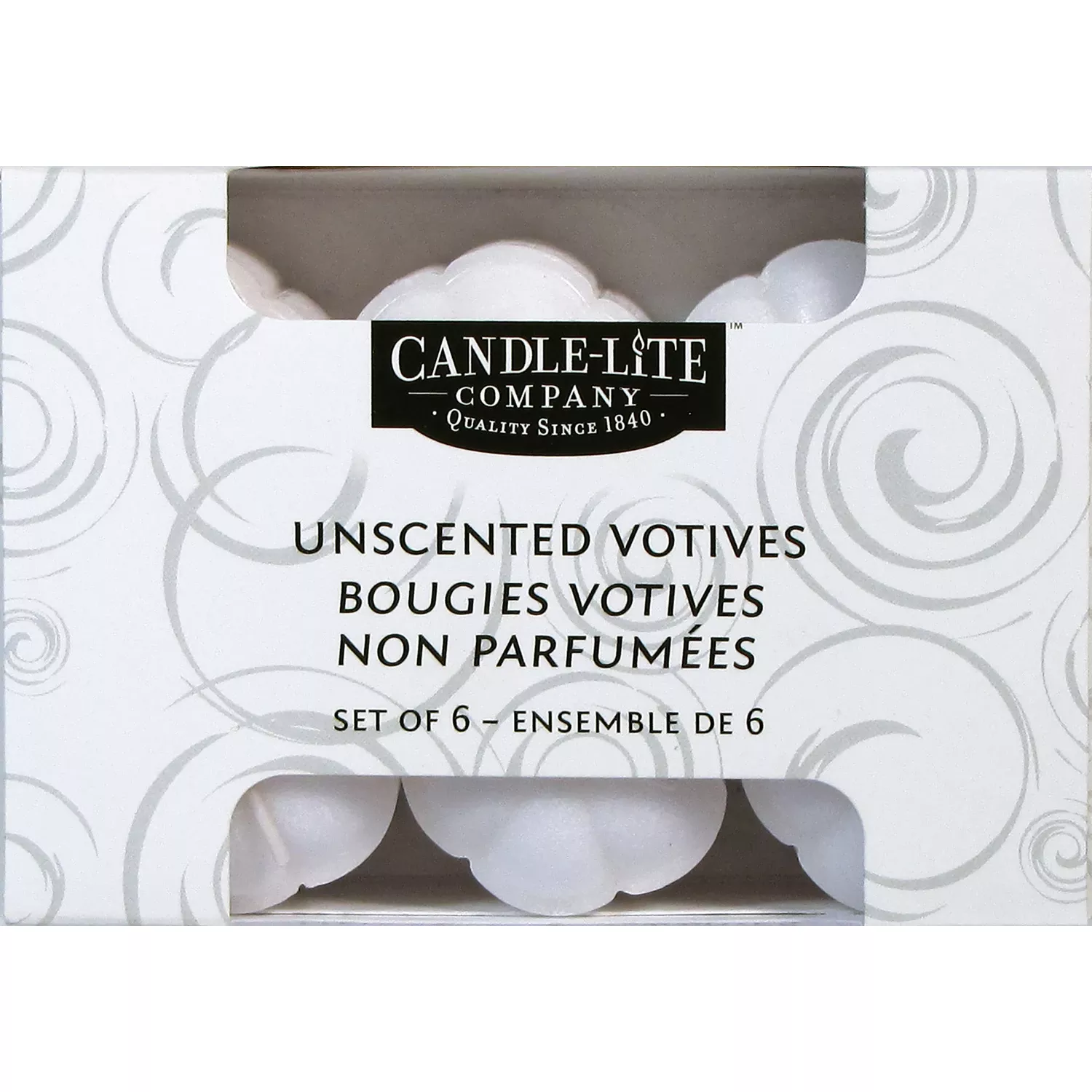 Candle-lite White Unscented Scent Food Warmers Votive Candles