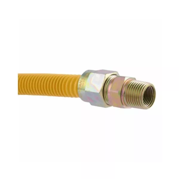 Gas Connector, Epoxy Coated, 5/8 Od X 36 In.