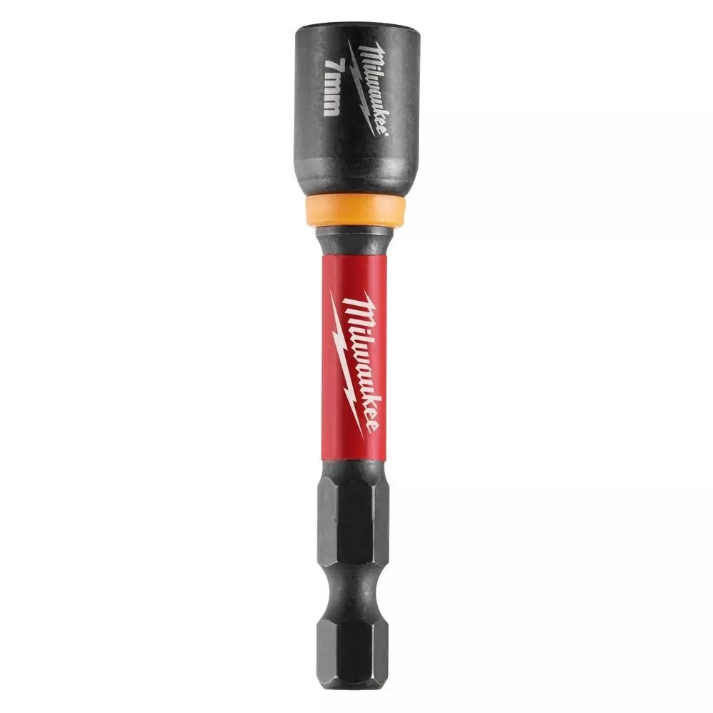 Milwaukee 49-66-4607 Impact Duty Magnetic Nut Driver, 1/4 in Drive, Proprietary Steel, 7 mm Hex
