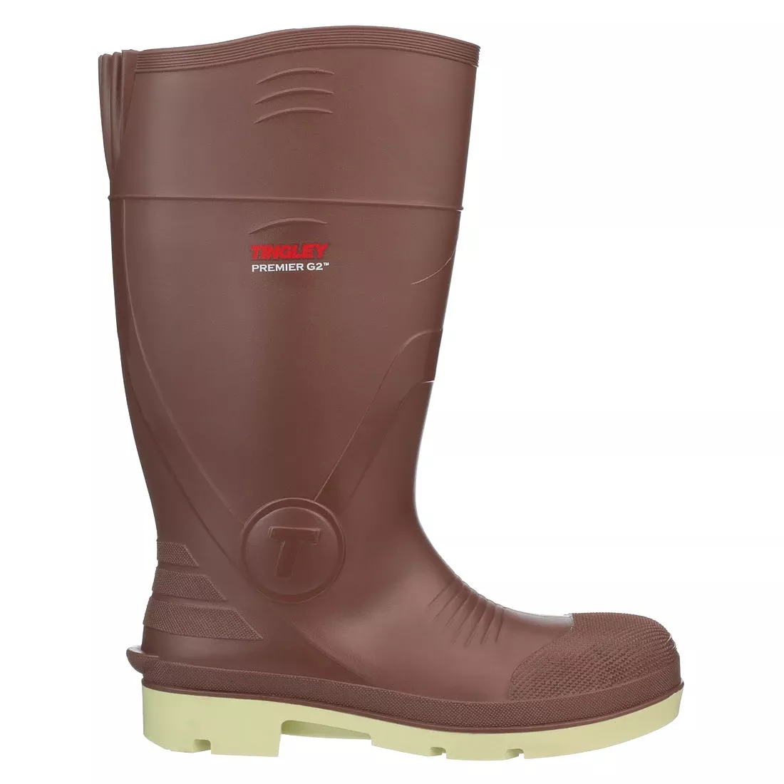 Tingley Premier G2 93155.12 Knee Boots, Unisex, SZ 12, 15 in H, Soft Toe, PVC Upper, PVC Outsole, Resists: Abrasion, Chemical and Water, ASTM F2413 M I/75 C/75 EH